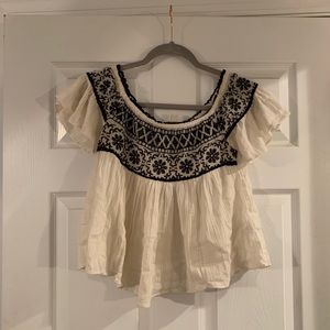 american eagle off the shoulder top
